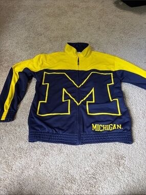 Pro Edge Michigan Wolverines Full Zip Jacket Medium  Football